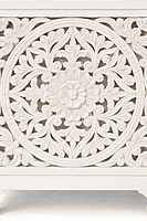 Heritage Carving Bedside Table