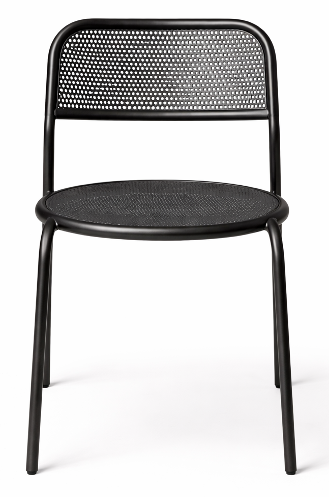 Club Perforated Cafe Dining Chair