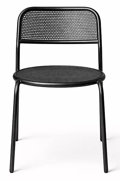 Club Perforated Cafe Dining Chair