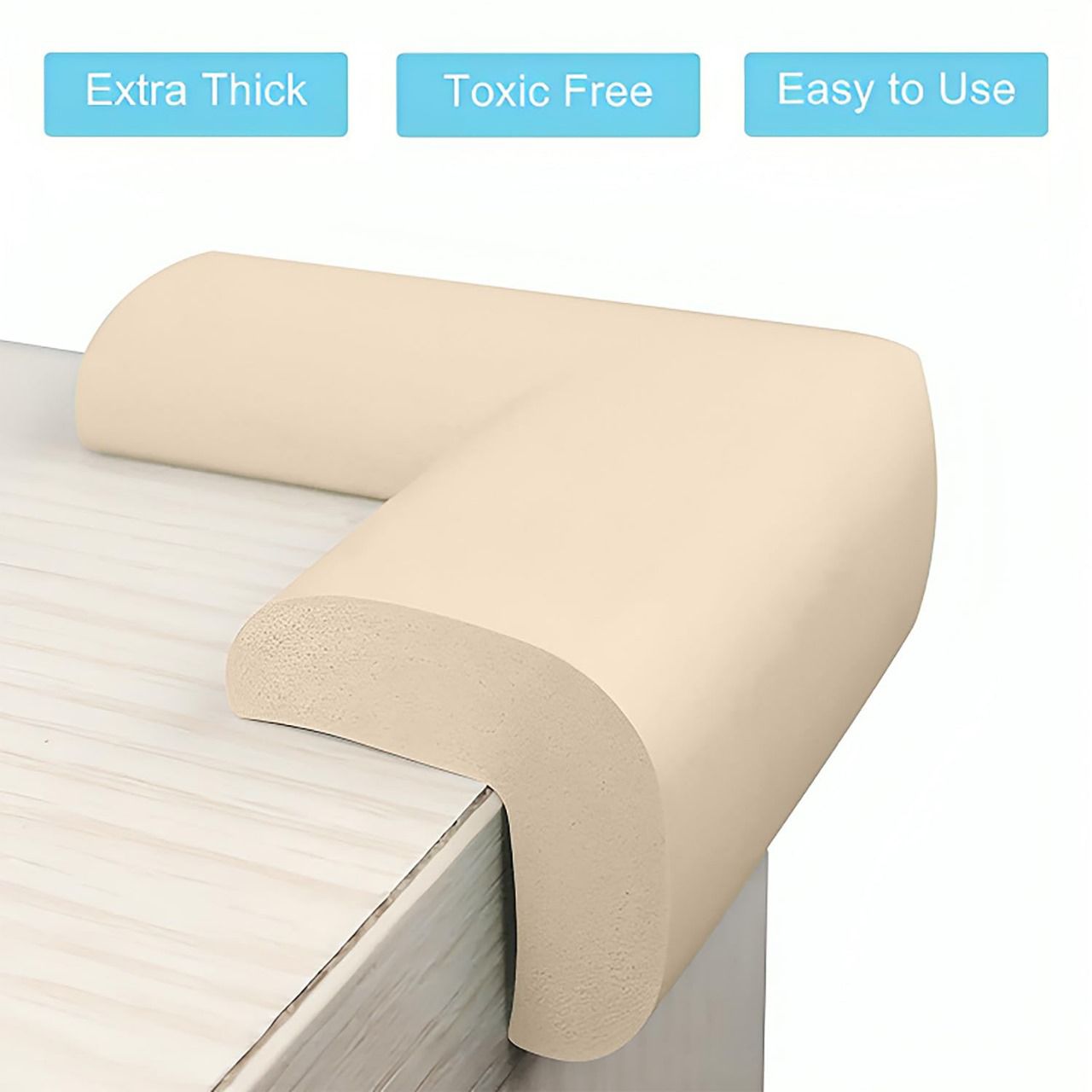 Baby Safety Corner Edge Guards – Cushions for Tables & Desks Baby Safety Corner Edge Guards – Cushions for Tables & Desks