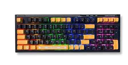 HAMMOK Spartan RGB Gaming USB Keyboard – Customizable RGB Lighting | Responsive Keys | Durable Design for Gamers