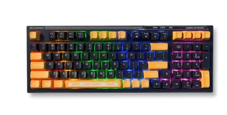 HAMMOK Spartan RGB Gaming USB Keyboard – Customizable RGB Lighting | Responsive Keys | Durable Design for Gamers
