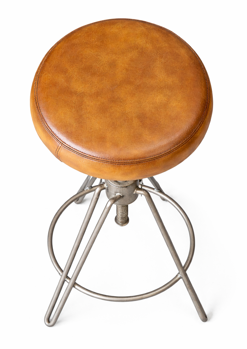 Boswell Industrial Crank Bar Stool