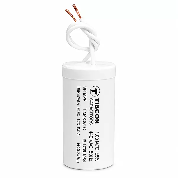 Tibcon 1 MFD Motor Capacitor | 440V | PP | Dry
