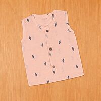 Peach Classic Ethnic Cotton Jhabla