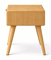 Cliffside Natural Cane Bedside Table