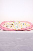 Muslin Foldable Baby Net Bed – Soft Pink