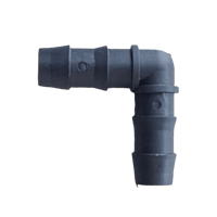 Elbow Barbed Connector / 16 mm(Black)