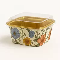 Designer square cups 10pcs with ild