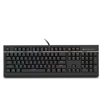 ZEBRONICS Wired USB Gaming Keyboard Zeb-Max Pro V2 ZEBRONICS Wired USB Gaming Keyboard Zeb-Max Pro V2