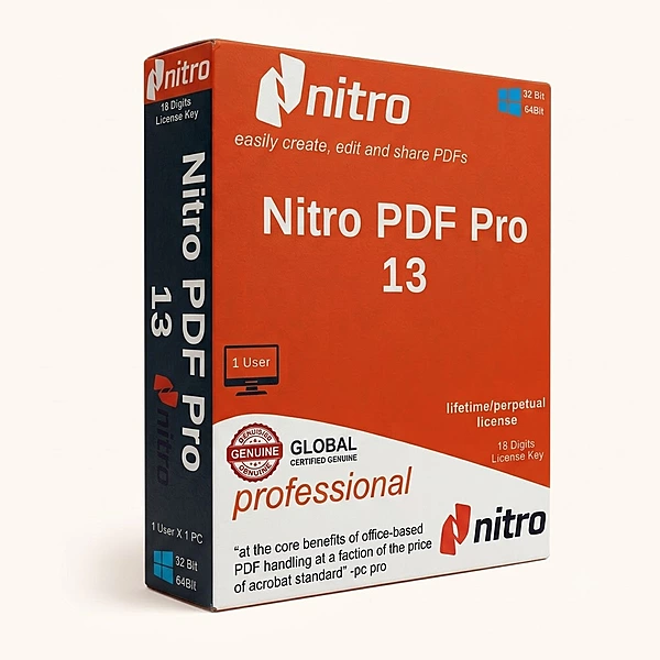 Nitro Pro 13 (PDF) ESD Licence (Seperate key) (Perpetual)