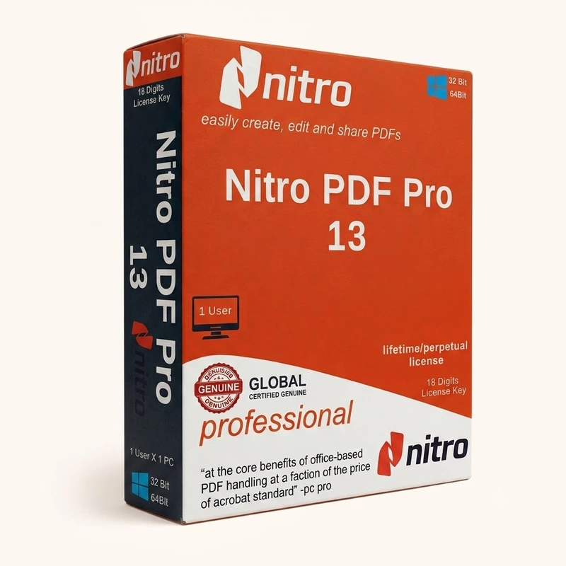 Nitro Pro 13 (PDF) ESD Licence (Seperate key) (Perpetual)
