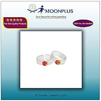 Silver Toe ring/ Metti with Enamel