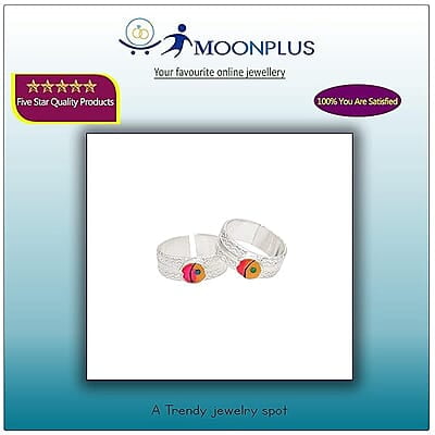 Silver Toe ring/ Metti with Enamel Silver Toe ring/ Metti with Enamel