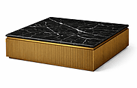 Merlin Gold Marble Top Coffee Table