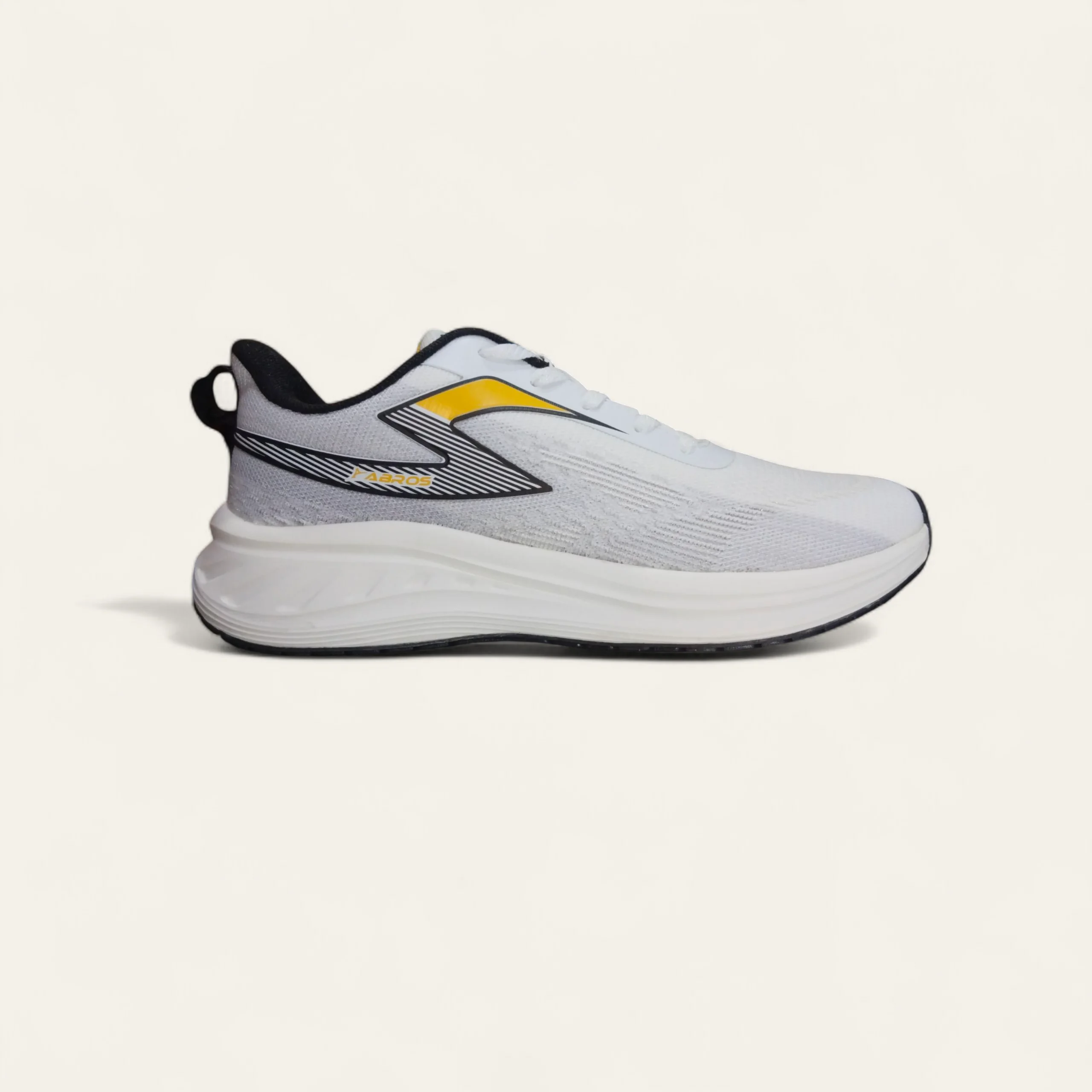 Abros Chance Off White/Grey - Men's Running Shoes