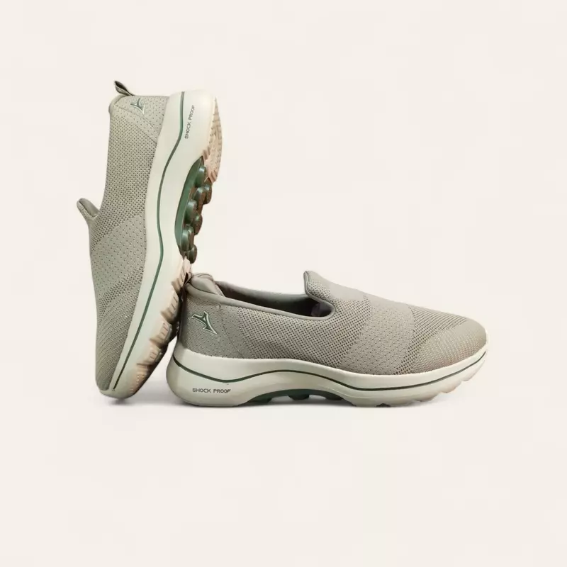 Abros Coolride Pro Khaki/Olive - Men's Plus Size Laceless Shoes