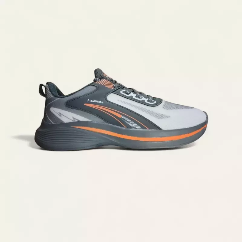 Abros Elan Off White/D.Grey - Men's Running Shoes