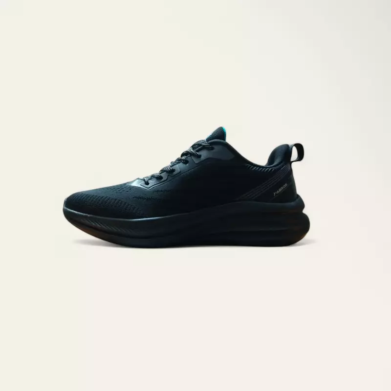 Abros Engrave Black- Men's Running Shoes