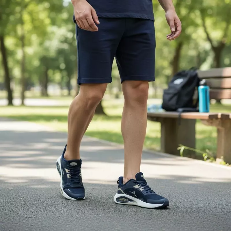 Abros GT700 Navy/Beige - Men's Running Shoes