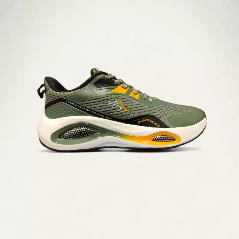 Abros GT700 Olive/Mustard - Men's Running Shoes