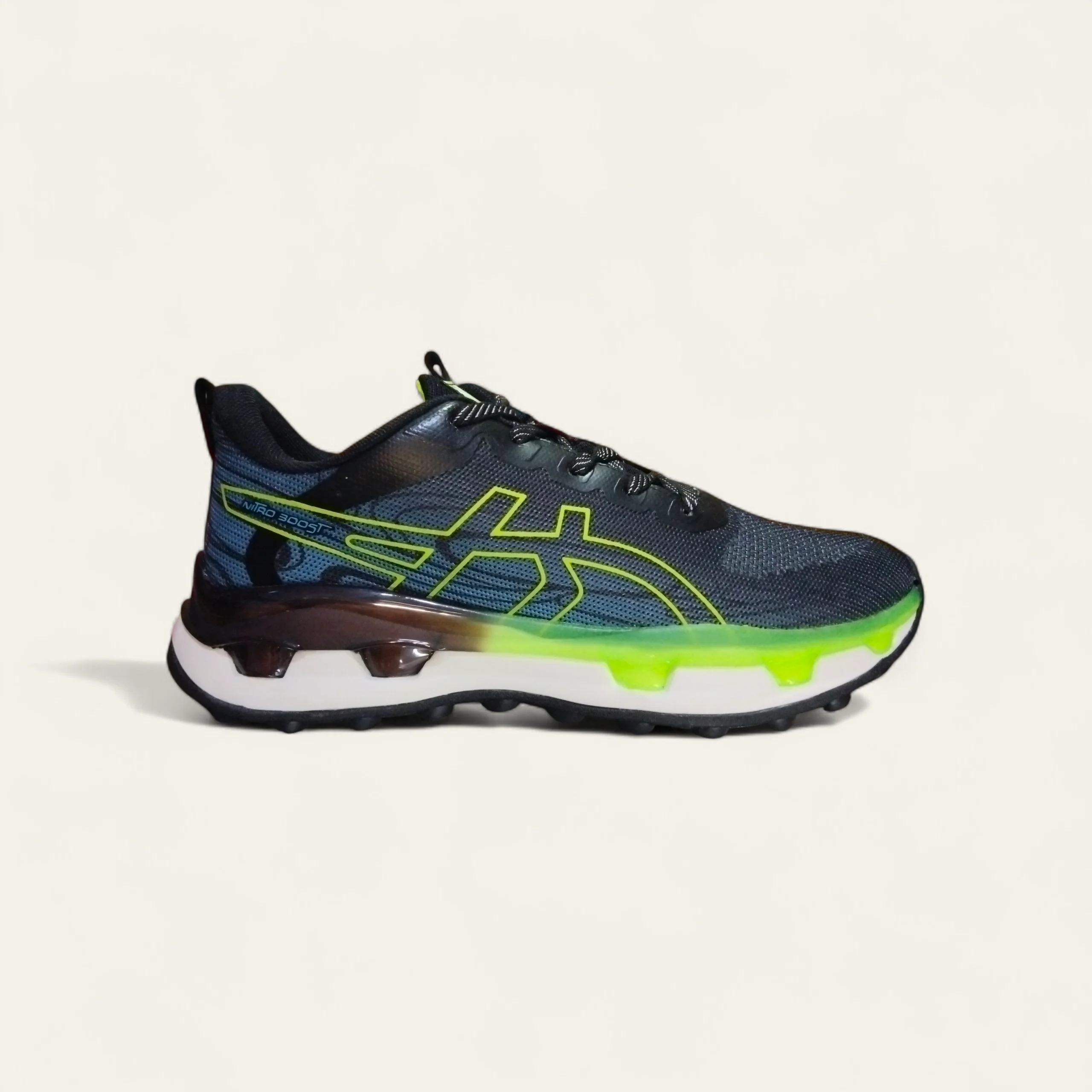Abros Jace Black/F.Green - Men's Sports Shoes