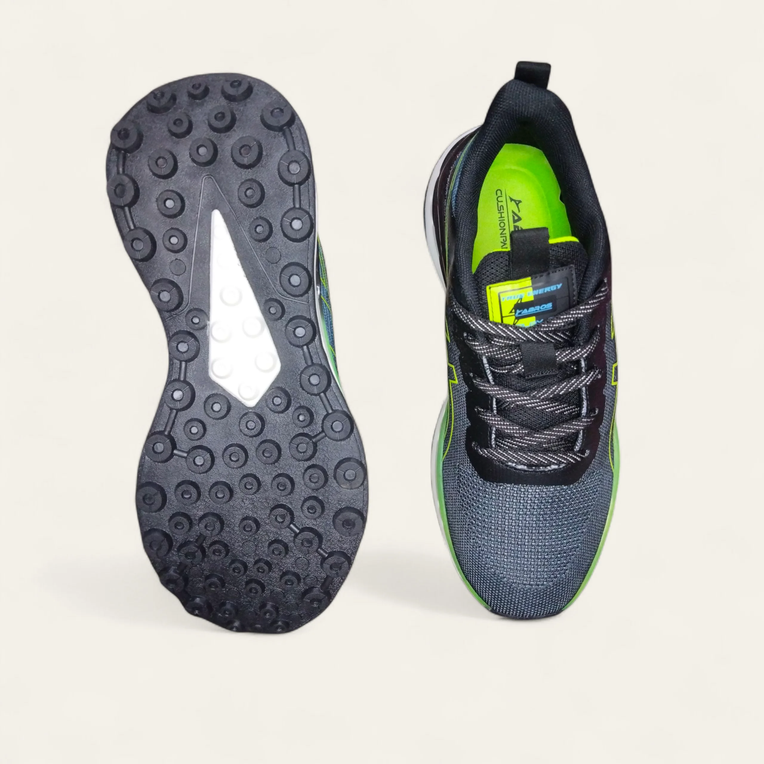 Abros Jace Black/F.Green - Men's Sports Shoes