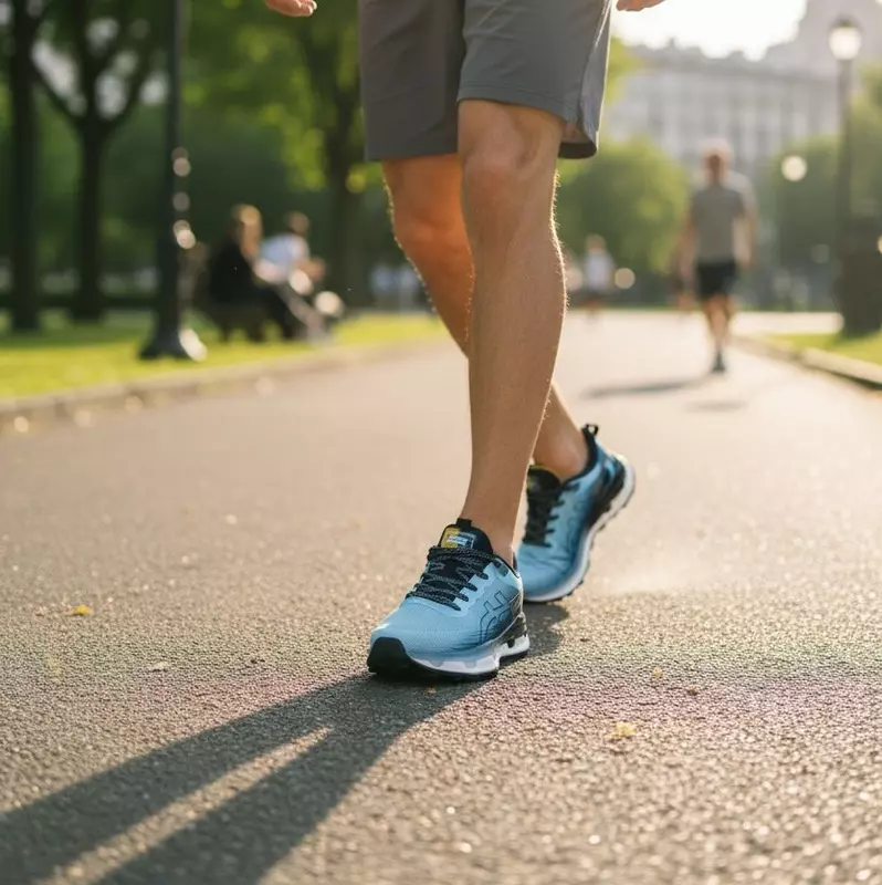 Abros Jace Ice Blue/Navy - Men's Running Shoes