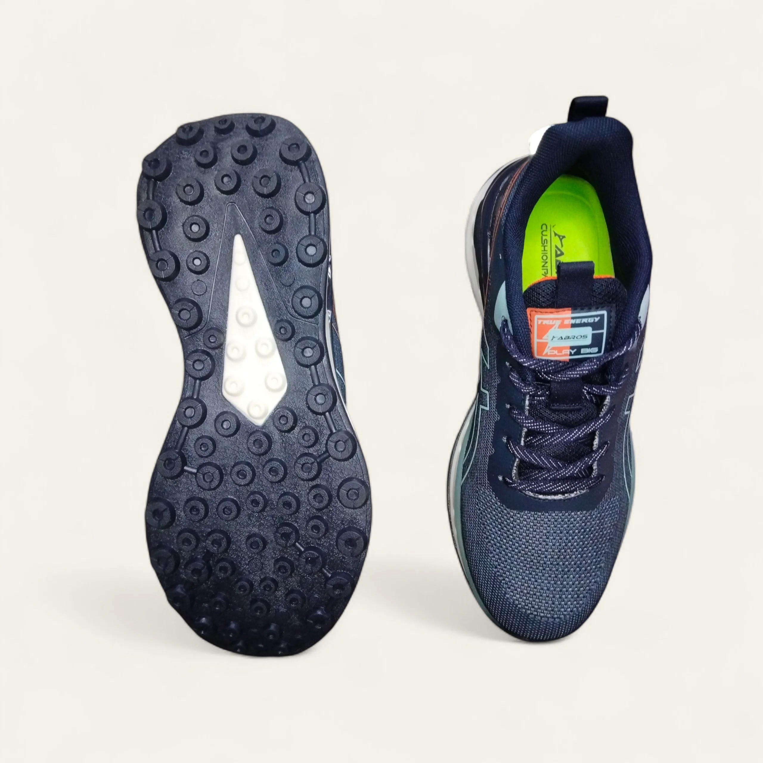 Abros Jace Navy/Orange - Men's Sports Shoes