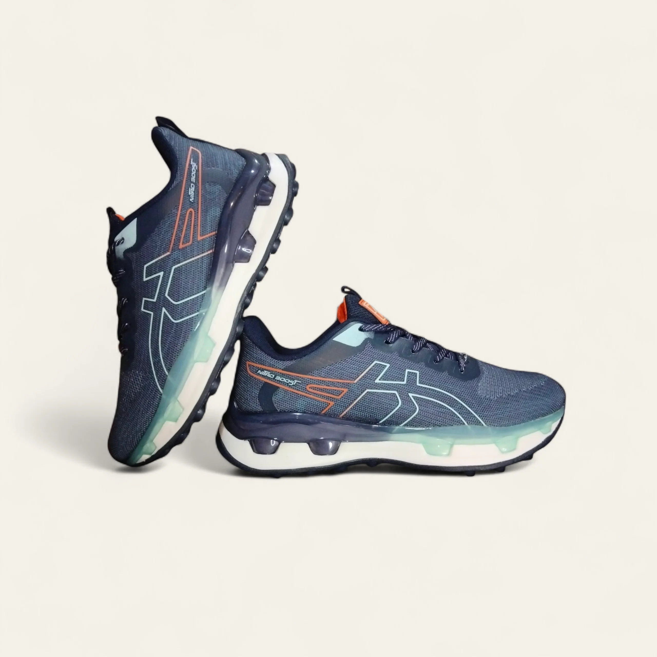 Abros Jace Navy/Orange - Men's Sports Shoes