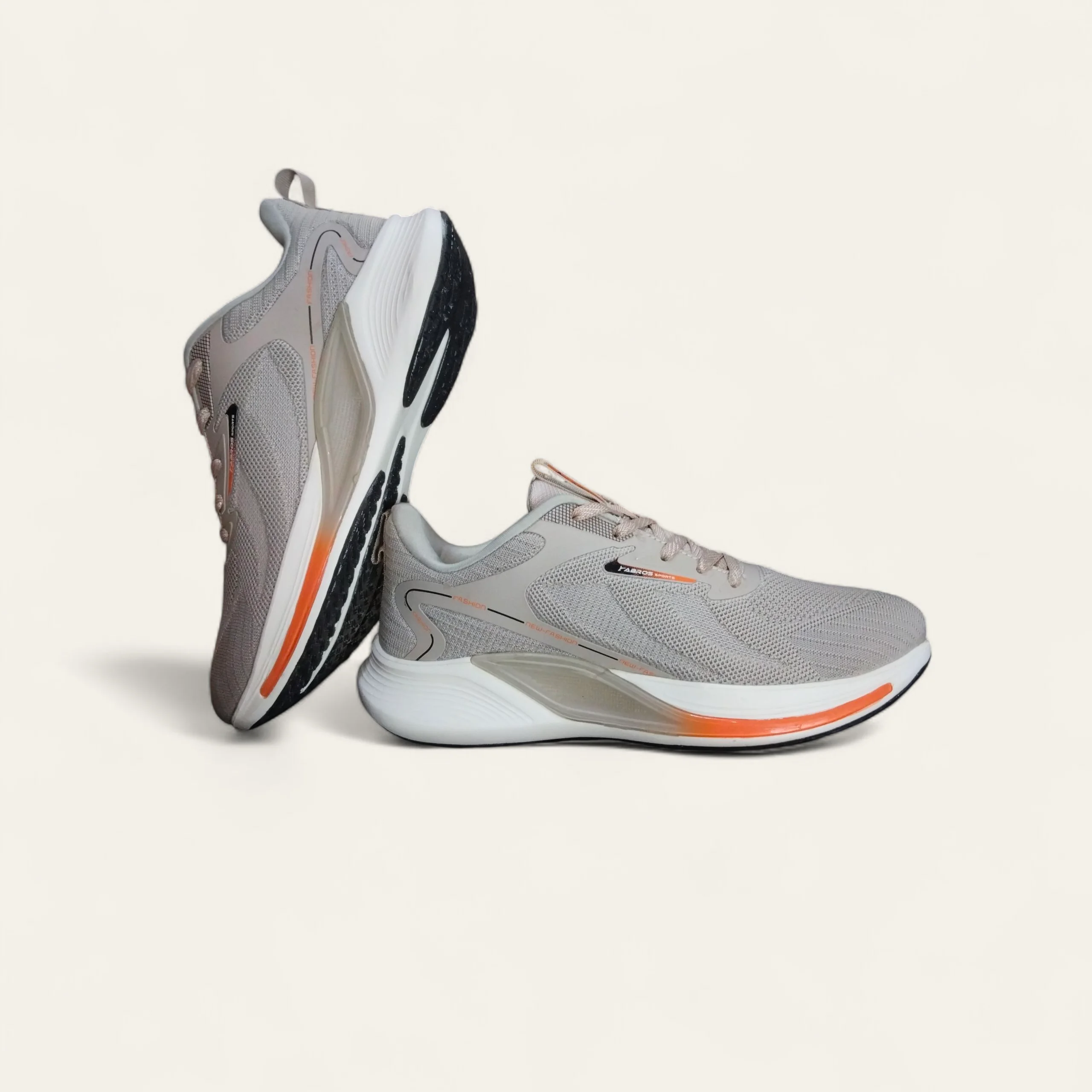Abros Lift Beige/Orange - Men's Running Shoes