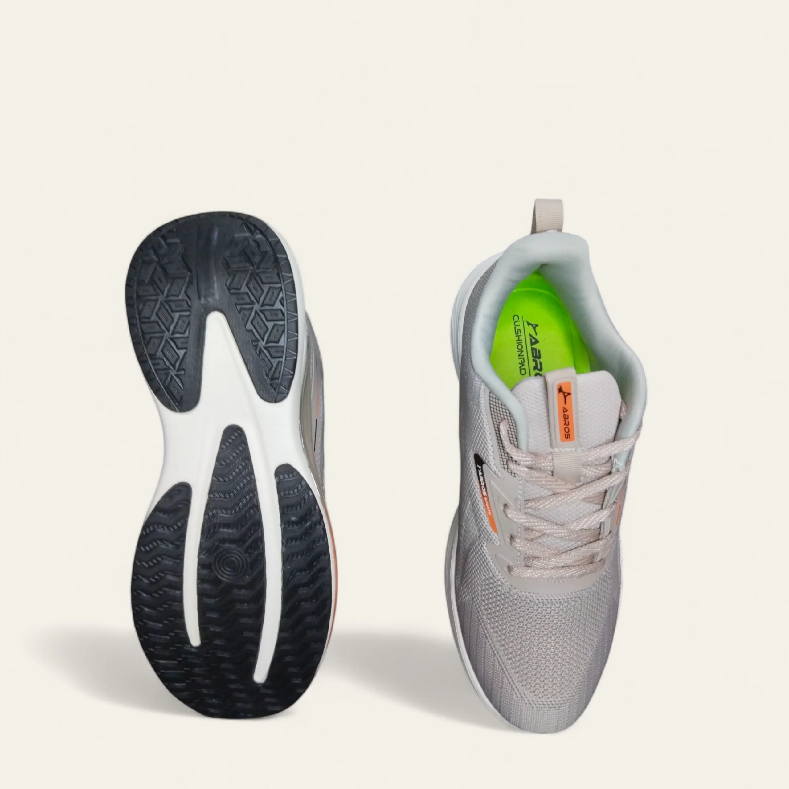 Abros Lift Beige/Orange - Men's Running Shoes