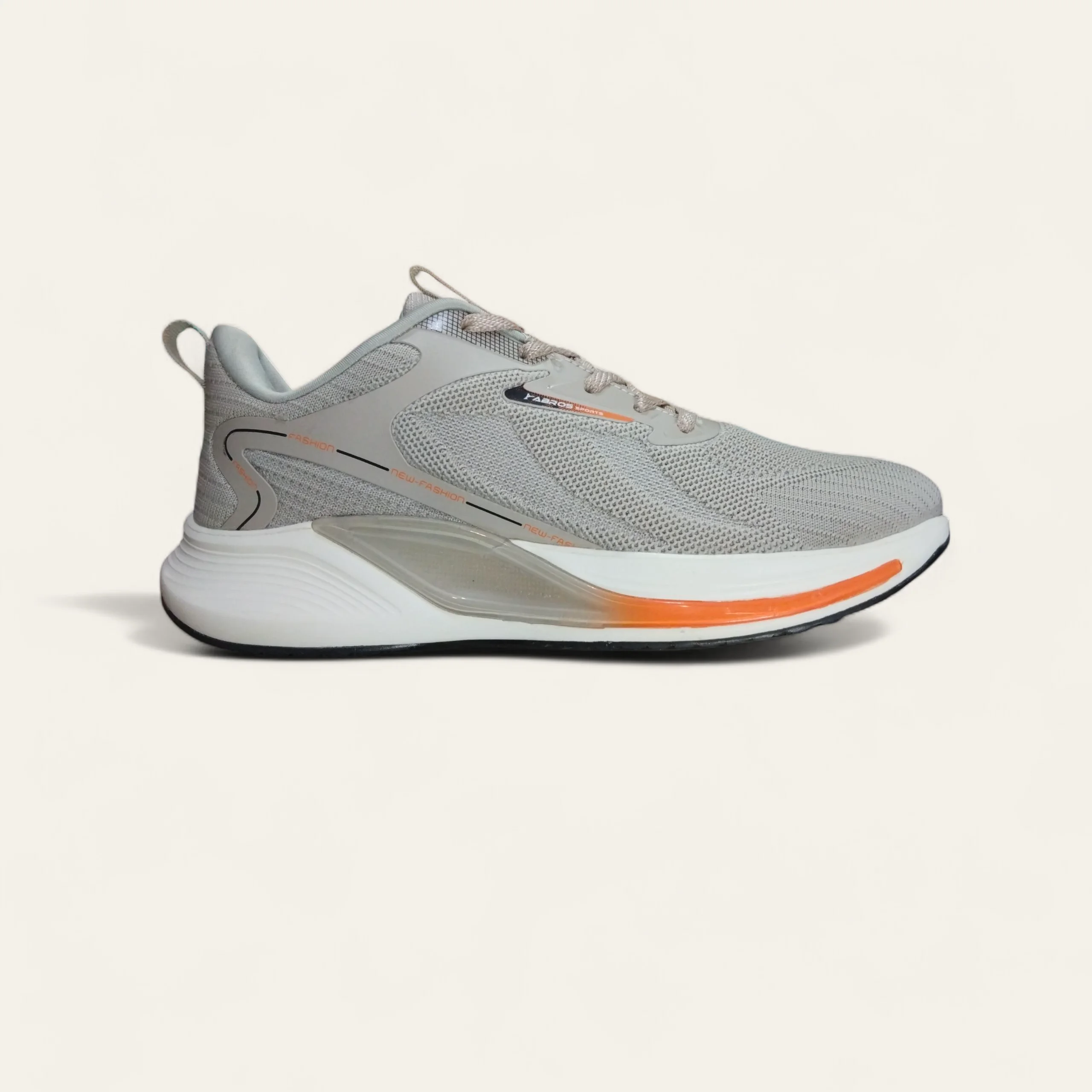 Abros Lift Beige/Orange - Men's Running Shoes