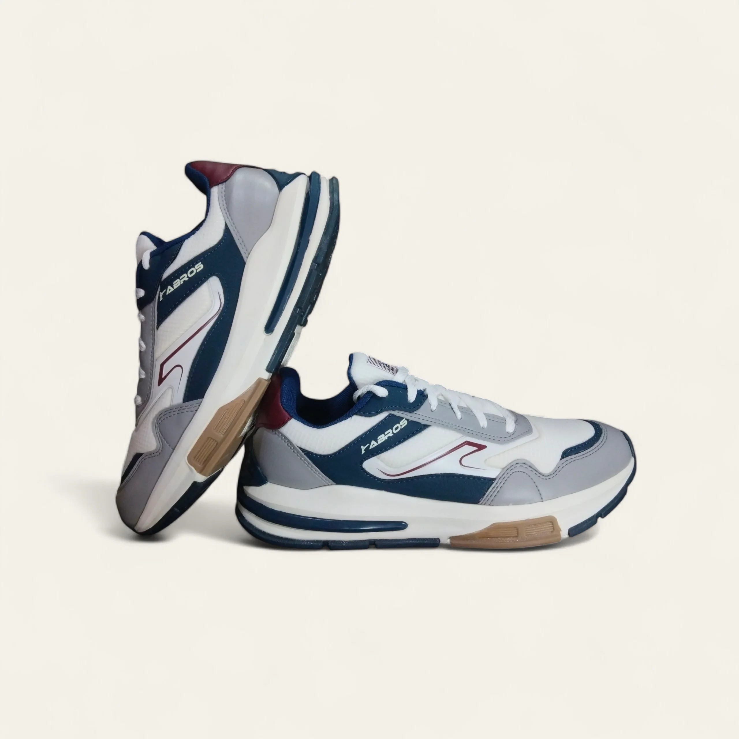 Abros Musk Off.White/D.Teal - Men's Casual Sneakers