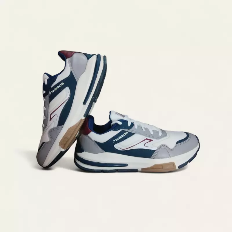 Abros Musk Off.White/D.Teal - Men's Casual Sneakers