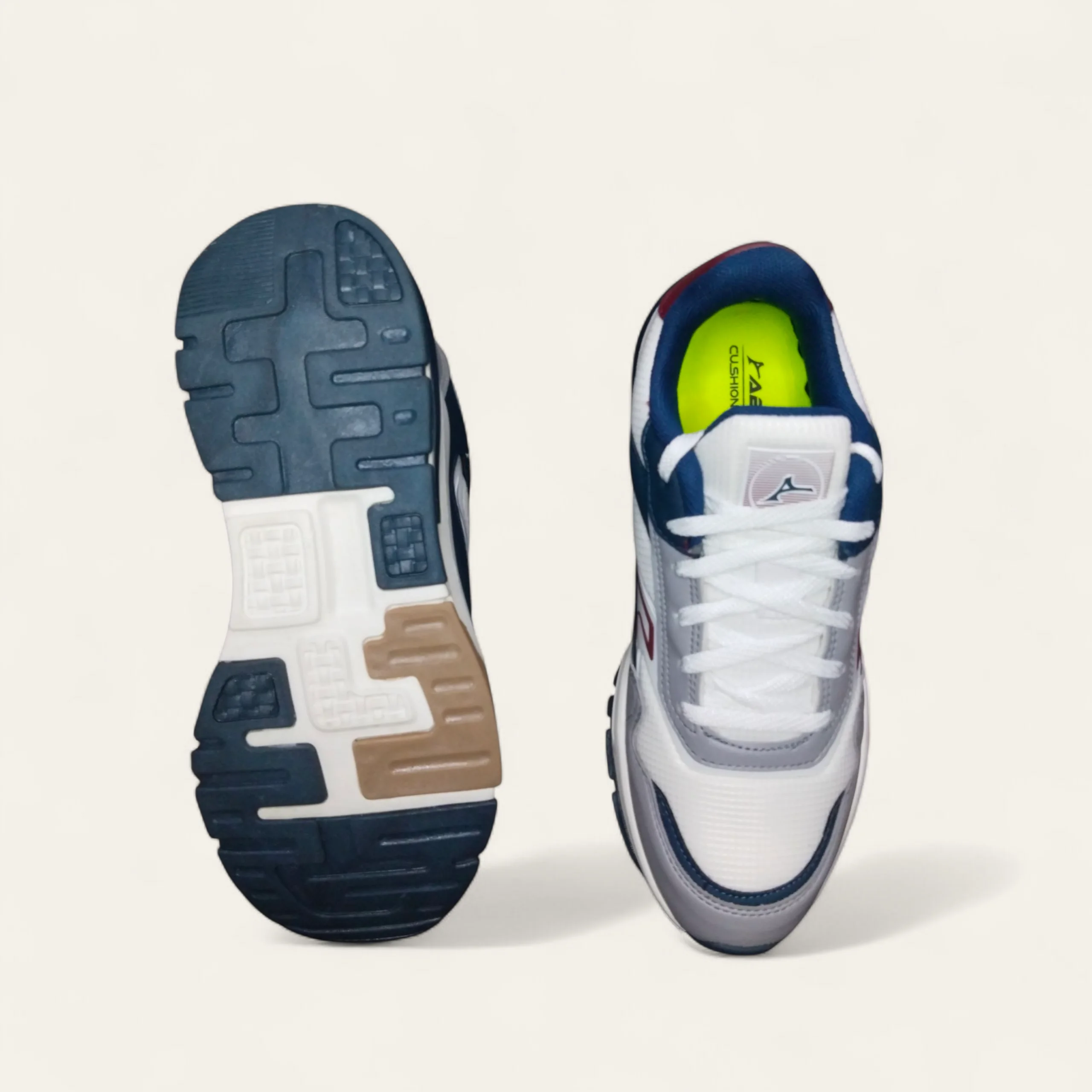 Abros Musk Off.White/D.Teal - Men's Casual Sneakers