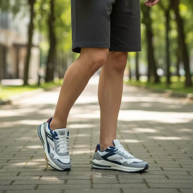 Abros Musk Off.White/D.Teal - Men's Casual Sneakers