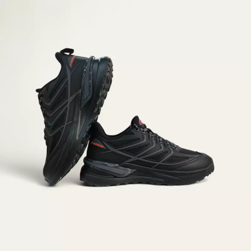 Abros Zevron Black/Grey - Men's Sports Shoes