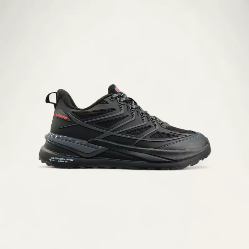 Abros Zevron Black/Grey - Men's Sports Shoes