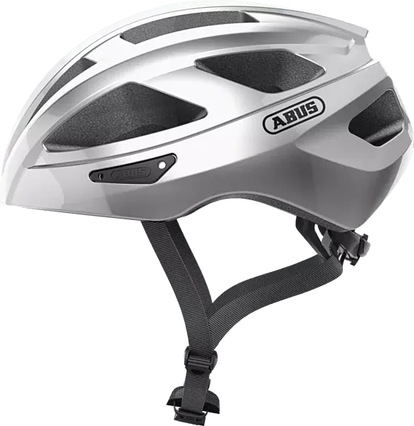 Abus Macator Road Cycling Helmet (GLEAM SILVER)