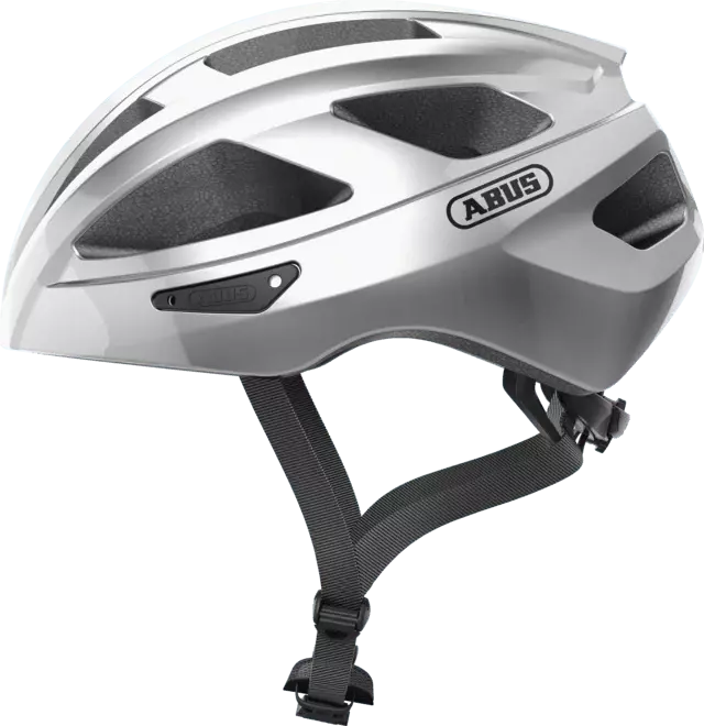 Abus Macator Road Cycling Helmet (GLEAM SILVER)
