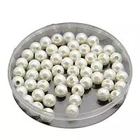 Pearl Plastic Beads 5mm