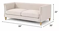 Orcha Three Seater Hotel Restaurant Sofa