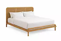 Molly Sleek Natural Cane Hotel Bed