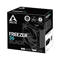 Arctic Freezer 36 CPU Air Cooler (Black) – Dual P12 PWM Fans | 4 Heat Pipes | LGA1851 & AM5