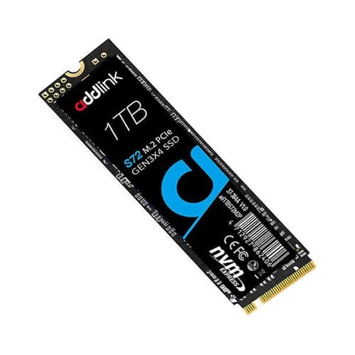 Addlink S72 1TB NVMe SSD – M.2 2280 | PCIe Gen3 | Up to 3400MB/s Read | 5-Year Warranty