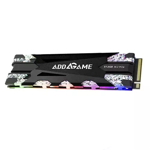 Addlink X70 RGB 512GB NVMe SSD – M.2 2280 | PCIe Gen3 | Up to 3400MB/s Read