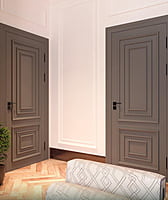 Modern Sophistication 3D HDHMR Moulding Door in Taupe