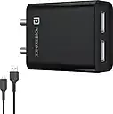 Portronics 10008 B Adapto 62C Charger – 2.4A 12W | Single USB Port | USB-Type-C | Black