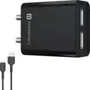 Portronics 10008 B Adapto 62C Charger – 2.4A 12W | Single USB Port | USB-Type-C  | Black